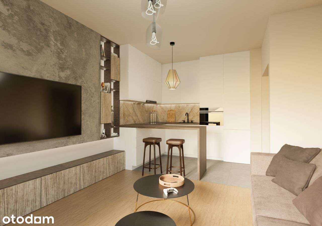 Apartament z ogródkiem | 2 pokoje | Parter