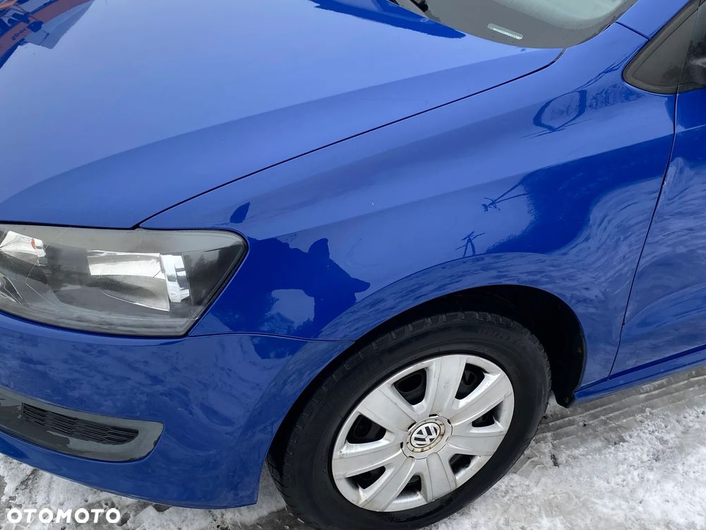 VW POLO 6R V 09- Błotnik lewy przód przedni LD5E oryginał - 2