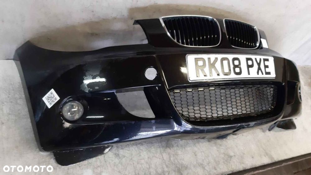! ZDERZAK PRZÓD PRZEDNI DO BMW SERII 1 E87 M POWER M PAKIET HALOGENY BLACK SAPPHIRE CZARNY - 4