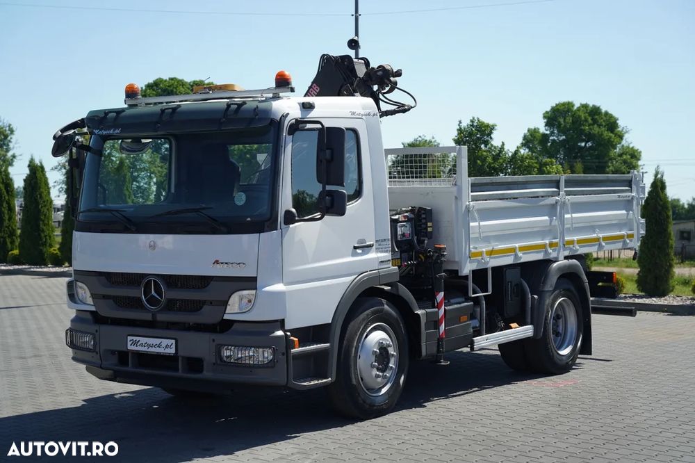Mercedes-Benz ATEGO 15.24 / 4X2 / BASCULĂ + HDS HIAB 088 BS-2 / ROTATOR / MANUAL - 8