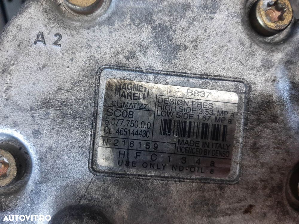 compresor clima ac lancia ypsilon  fiat albea marea  punto doblo  1.1b  1.2b  507775000 - 3