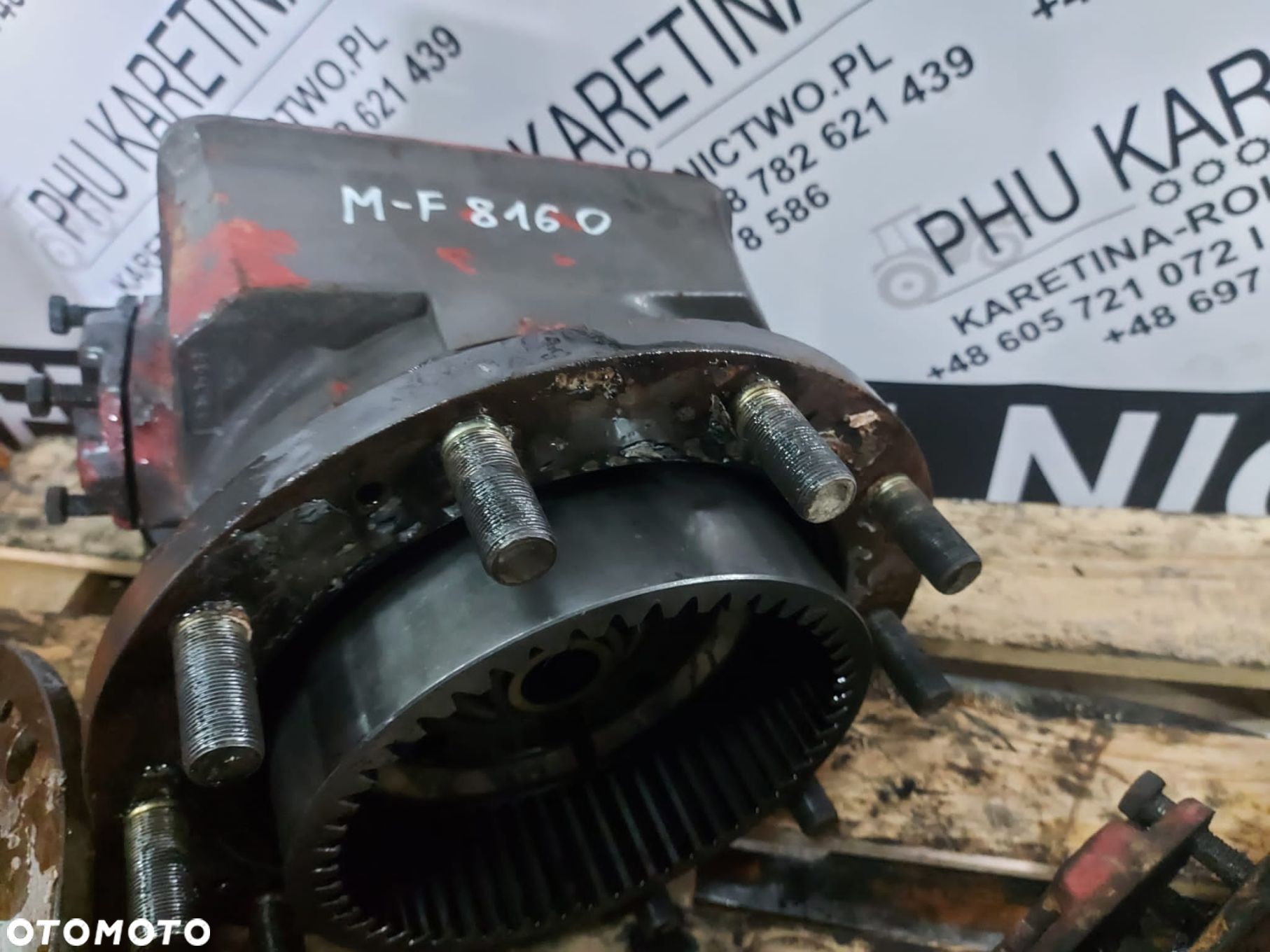 Massey Ferguson MF 8160 - Zwolnica | Zwrotnica | Wkład Mostu | Piasta | Półoś - 1