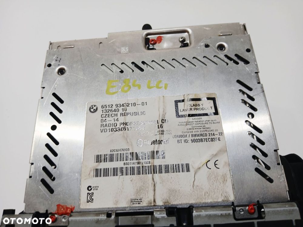 RADIO PROFESSIONAL BMW X1 E84 E60 E90 CI 9343210 (0006138) - 5
