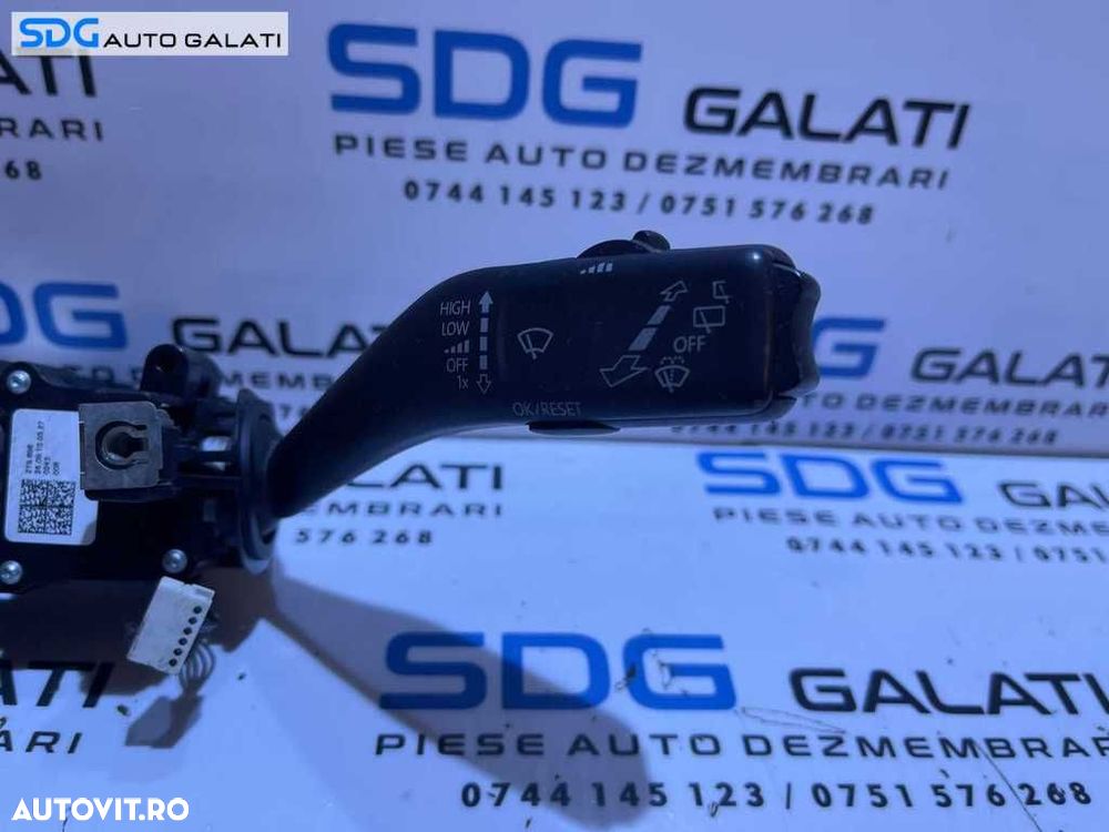Maneta Manete Semnalizare Faza Lunga Scurta Stergatoare VW Golf 6 Break Combi 2008 - 2014 Cod 5K0953502L 5K0953521BJ [L4635] - 4