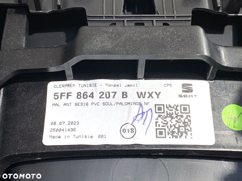 PODŁOKIETNIK  CUPRA FORMENTOR (KM7) 2020 - 2022 2.0 TSI 4Drive 228 kW [310 KM] benzyna 2020 - 2022 - 7