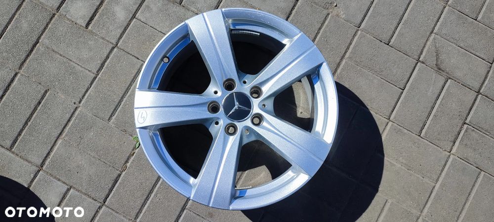 FELGI ALUMNIOWE 7Jx17 CALI ET44,5 fi 66,6 2064017200 MERCEDES C KLASA E KLASA I INNE KOMPLET 4 SZTUKI - 5