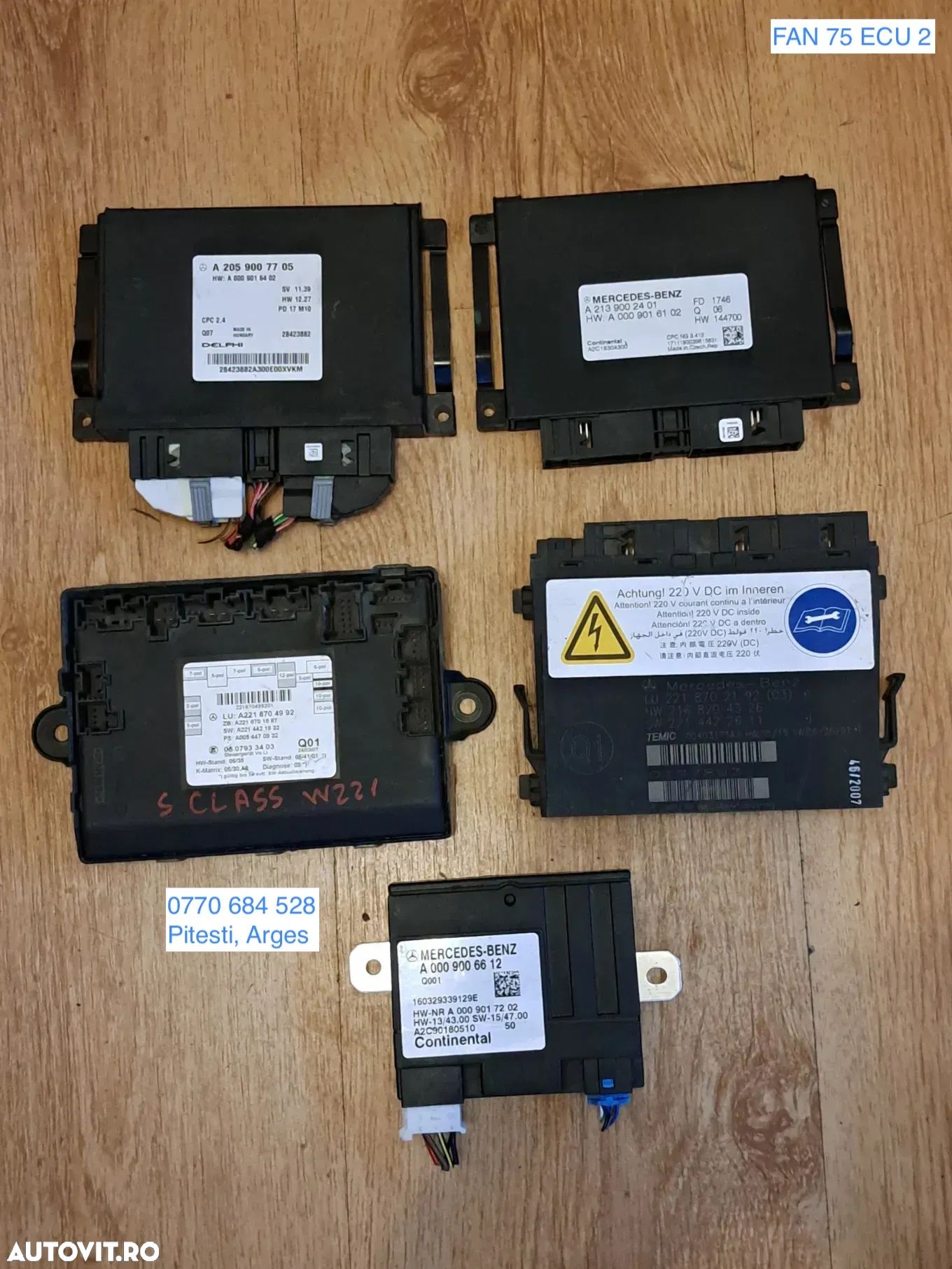 Calculator modul SAM cutie viteze automata unitate control usa modul scaun fata modul pompa combustibil originale mercedes W205 W253 W222 W213 W216 - 1