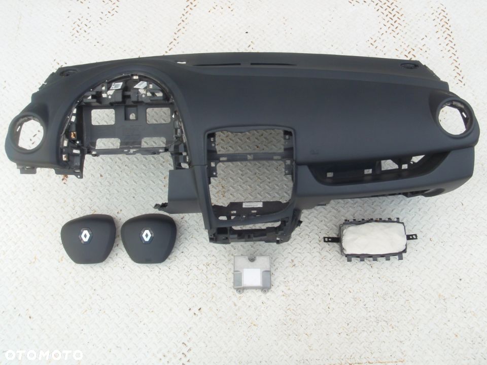 RENAULT CLIO IV 4 DESKA KONSOLA KOKPIT PULPIT PÓŁKA PARAPET PODUSZKI AIRBAG AIR BAG naprawa Raz2 - 1