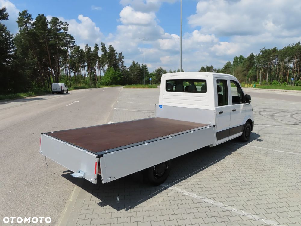 Volkswagen Crafter 35 TDI 2.0 140 KM Doka Brygadowy DUBEL MIXTO 7-Mio.Os + 1153 Kg Ład. Skrzynia Otwarta 3513 mm Długa Rozstaw Osi 4490 mm L4 HAK 3000 Kg Udźwig Stan Wizualny I Techniczny JAK NOWY Gotowy Dostępny OKAZJA POLECAM - 23