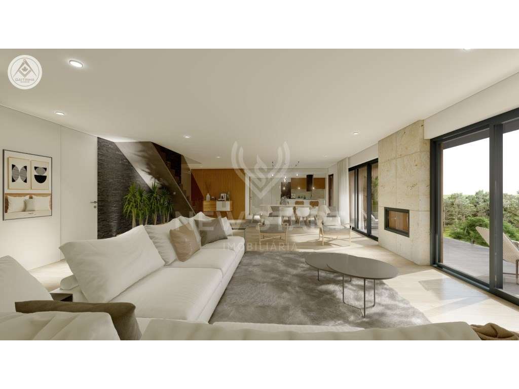 Luxuoso Apartamento T4 com terraço privativo, piscina comum e estac... - Grande imagem: 2/33