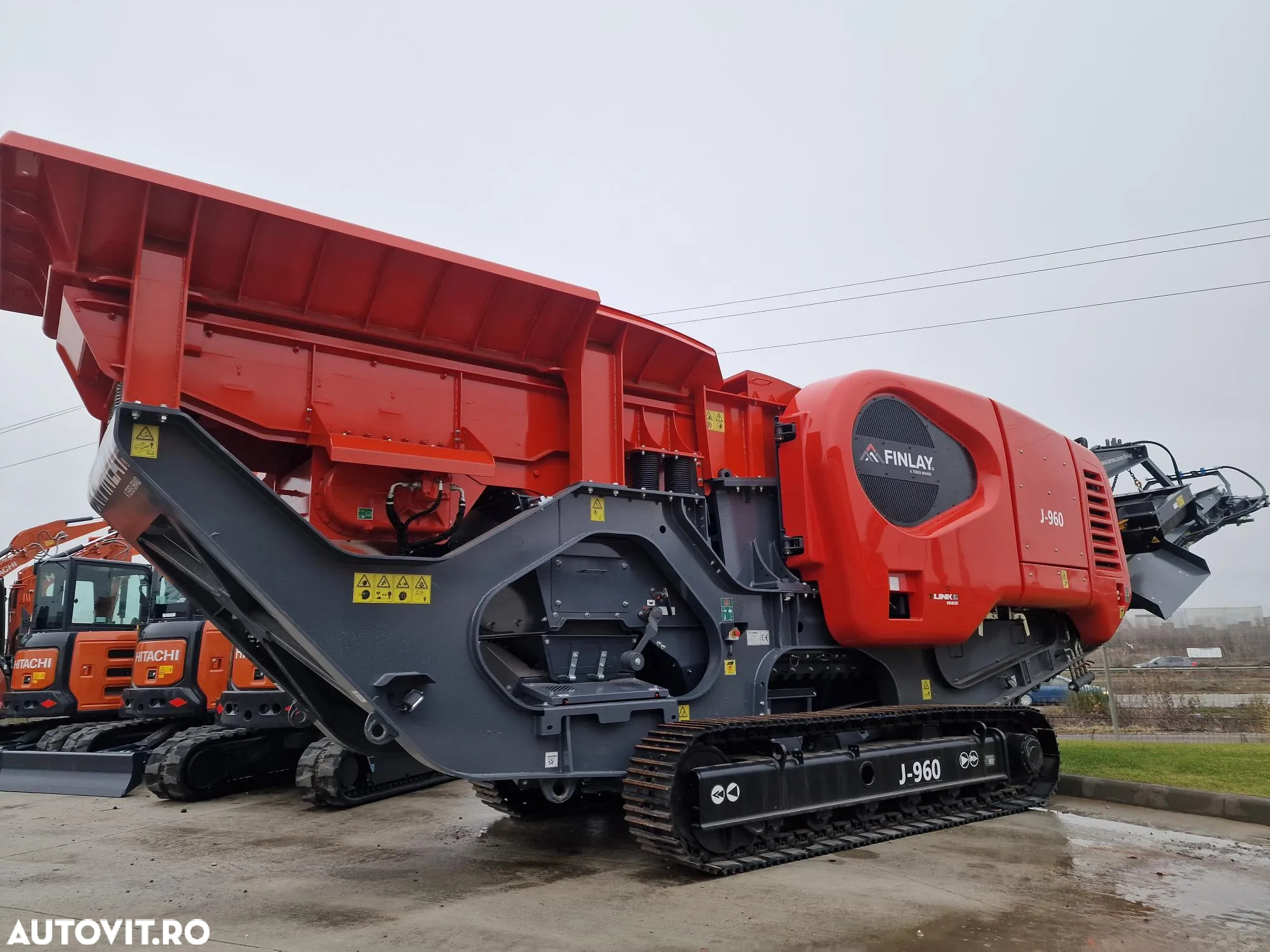Terex Concasor mobil 28t, FINLAY J960, Cuva 0,9x0,.6m volum 3,6mc, motor CAT 175CP, banda magnetica, GARANTIE, posibilitate leasing 5 ani, PROMOTIE 329.000 EUR+Tva - 18
