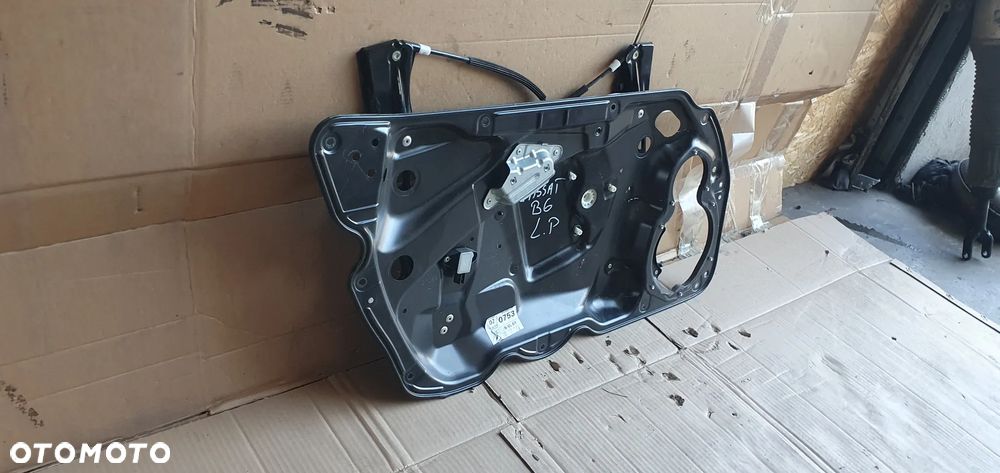 Mechanizm podnośnik szyby lewy przód VW Passat B6 3C1837755K - 4