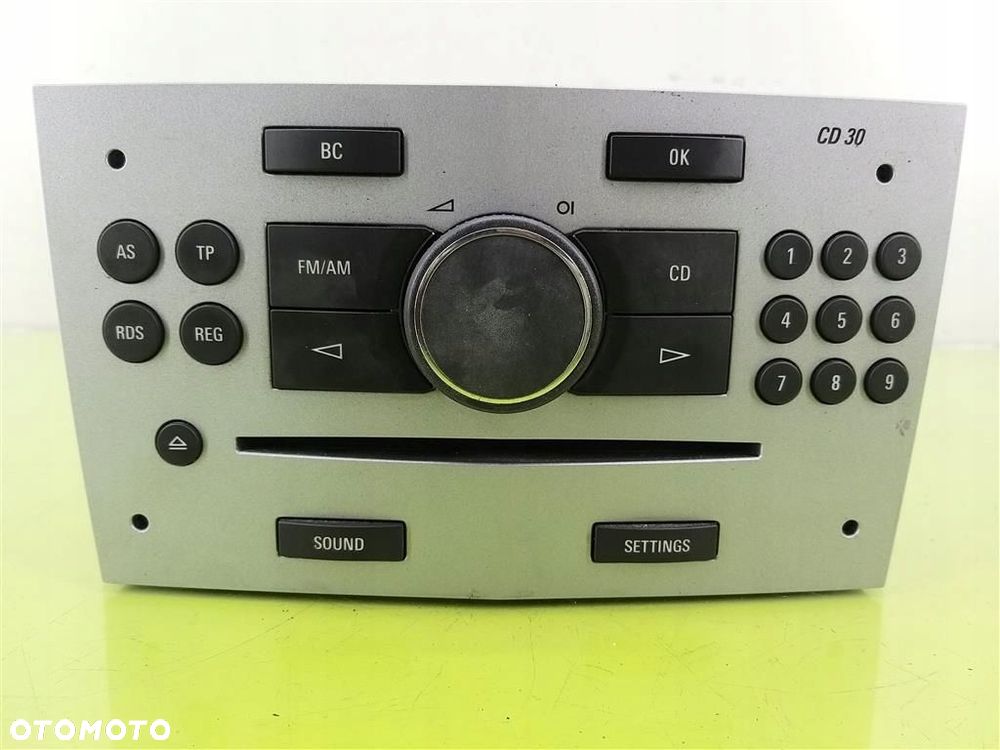 Radio+ wyświetlacz CD30 FABRYCZNE kpl Opel Astra III H 2004-2013R 497316088 - 8