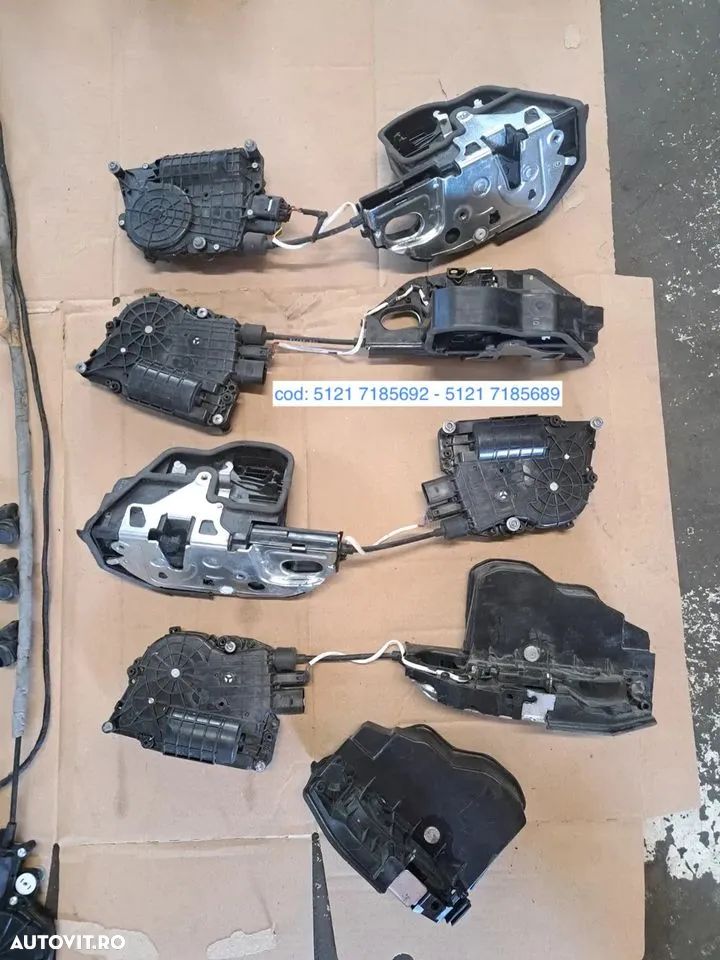 Broasca incuietoare soft close fata spate st dr modul airbag ECU releu unitate motoras incuietoare portbagaj calculator amortizoare modul camere 360 surrround sistem ECU TMS AHL Bmw seria 5 6 7 F01 F02 F04 F10 F11 - 7