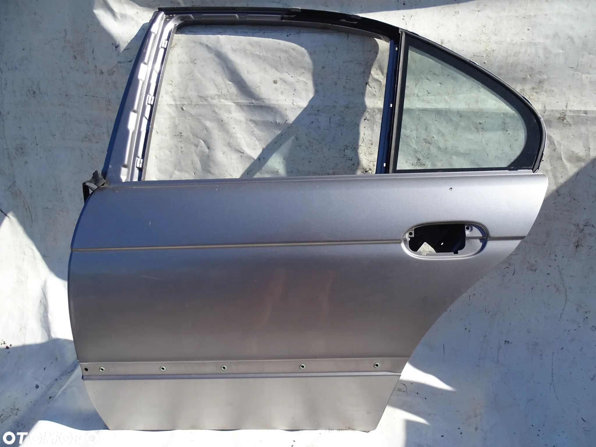 DRZWI LEWE TYŁ TYLNE BMW E39 SEDAN ASPENSILBER PIERWSZY LAKIER F-VAT - 1
