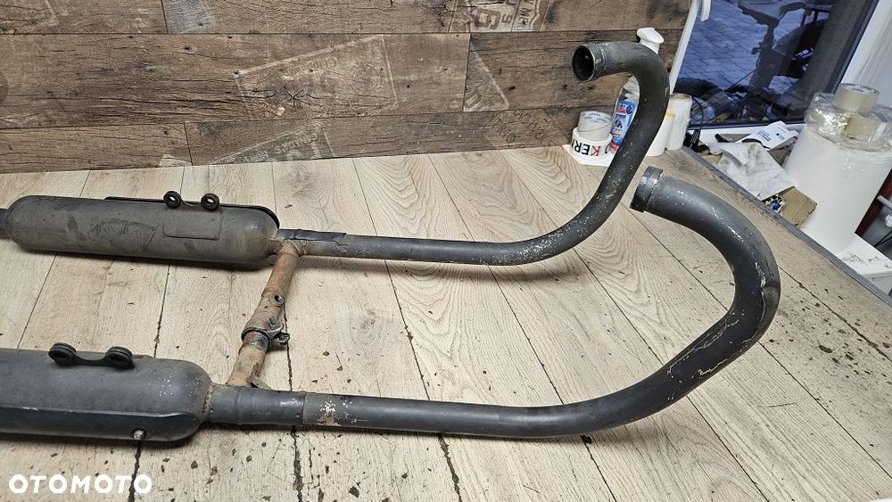 Tłumik kolektor lewy + prawy Kawasaki W800 - 6