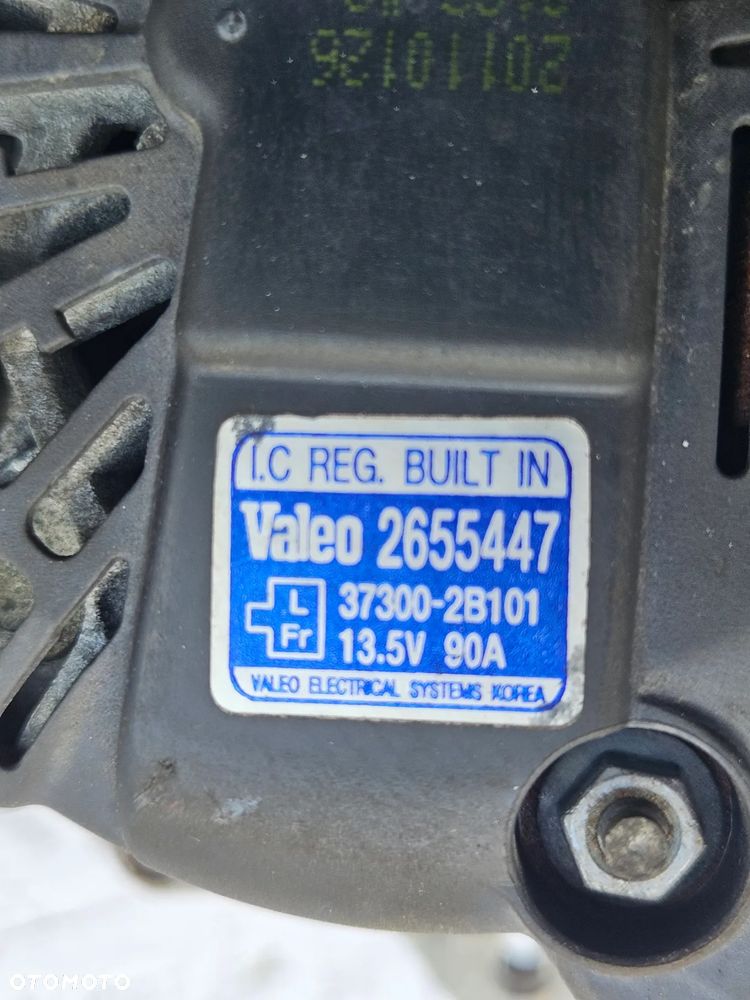 Hyundai I30 I20 Kia CEED II 1.6 16V alternator 90A 37300-2B101 2655447 - 3