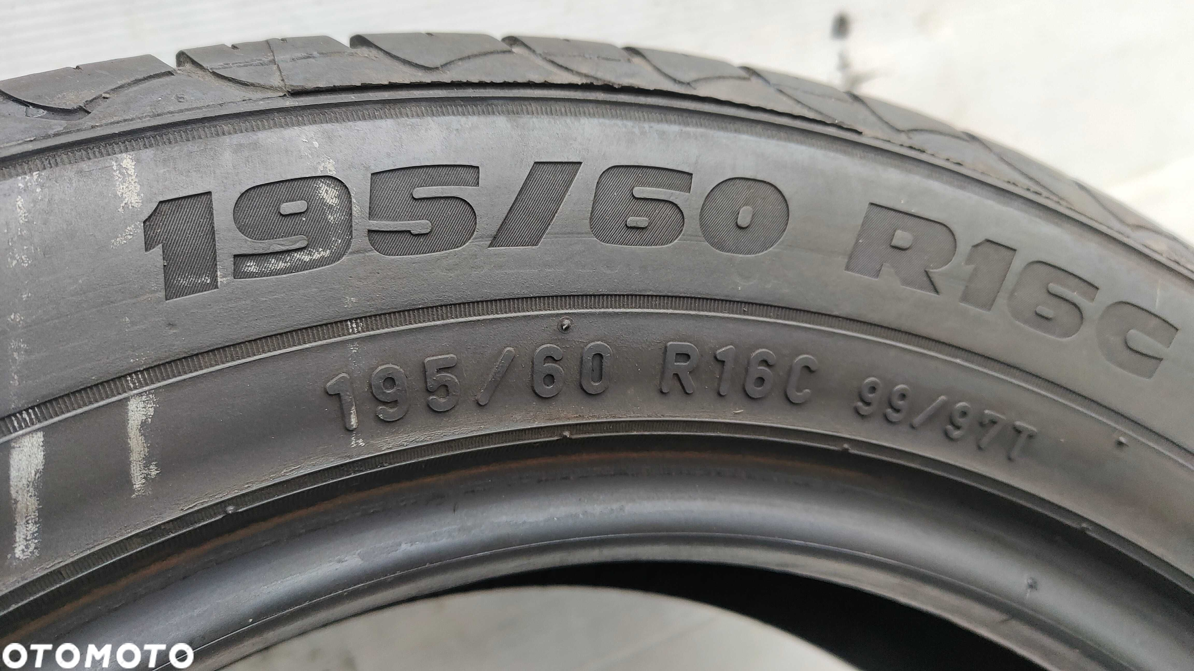 Opony Letnie 195/60/16C Pirelli 2szt 7mm - 5