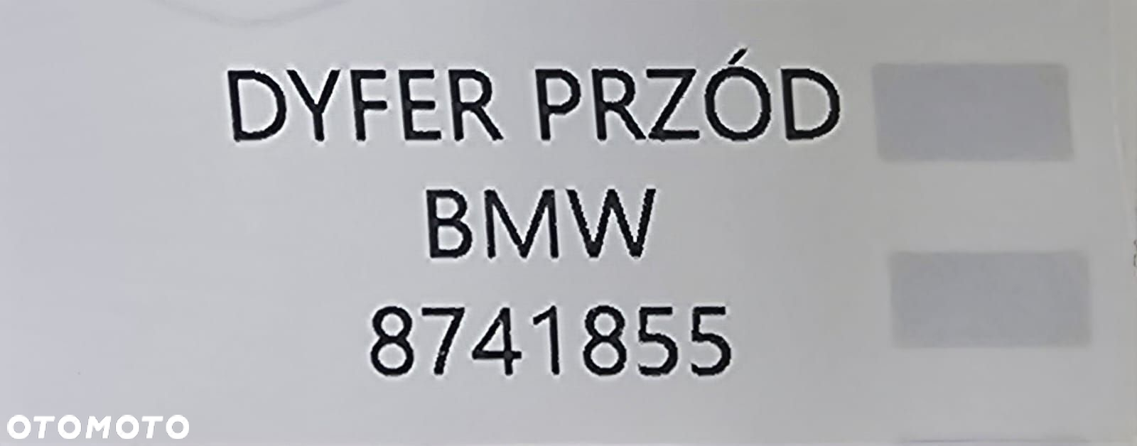 NOWY ORG MOST DYFER PRZÓD BMW G01 G02 G20 - 2,813 , 8741855 - 7