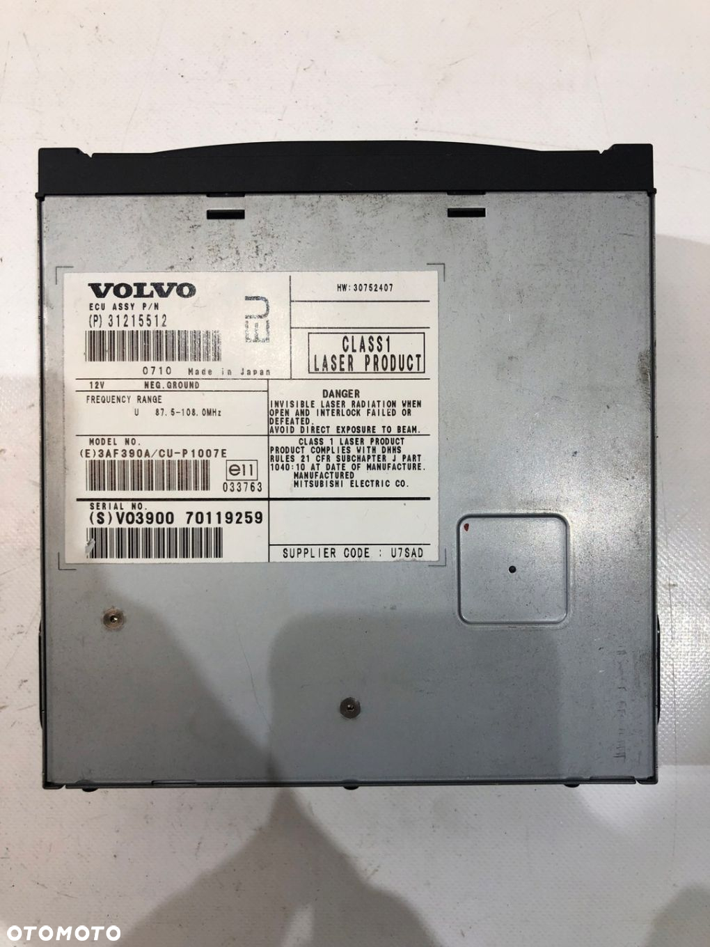 VOLVO V50 ZMIENIARKA CD RADIO NAWIGACJA 2.0D 04-12 - 2