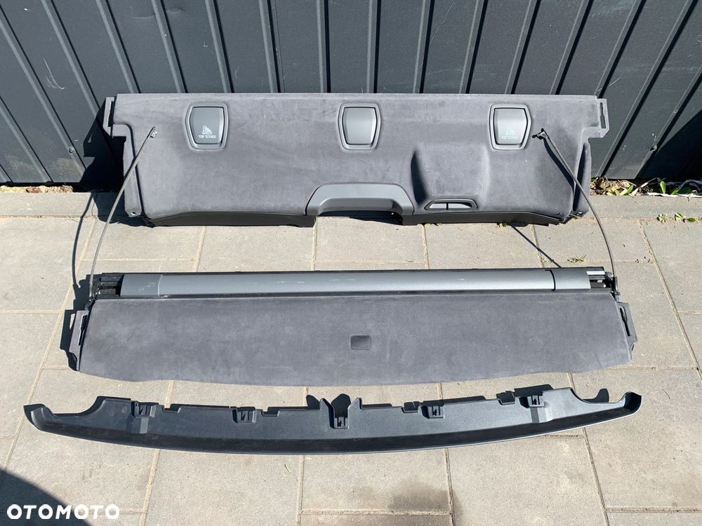 PÓŁKA TYLNA ROLETA ELEKTRYCZNA PODSZYBIE BMW 7 G70 ALCANTARA 5A20E41 - 1