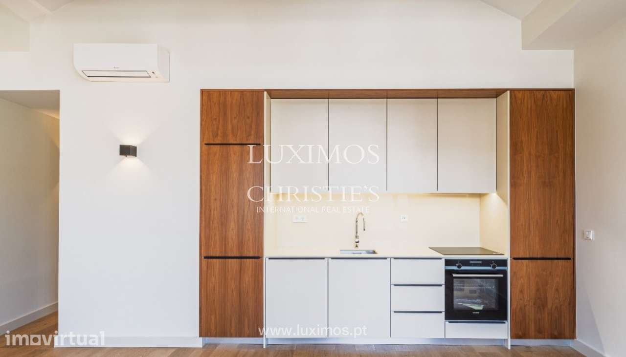 Apartamento T1 novo com varandas para venda na Baixa do Porto - Grande imagem: 2/16