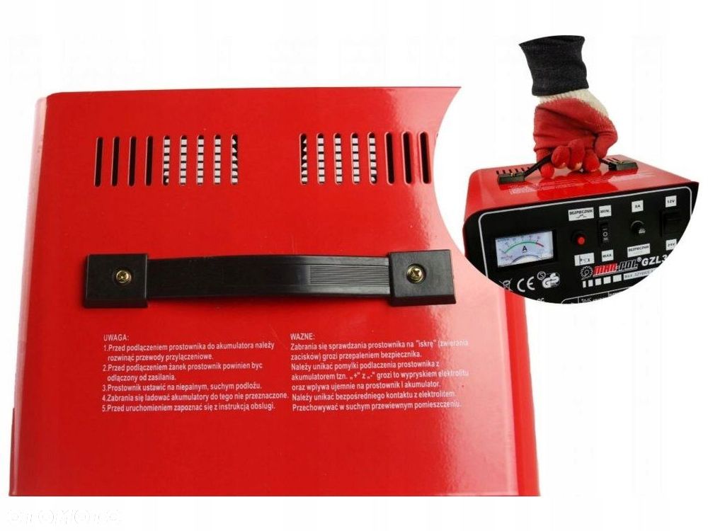 Ładowarka samochodowa 12/24V GZL-30 M82506 PROSTOWNIK - 6