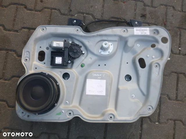 PODNOŚNIK SZYBY PRAWY PRZÓD PRAWY PRZEDNI VOLKSWAGEN TOURAN I 03-10 - 2