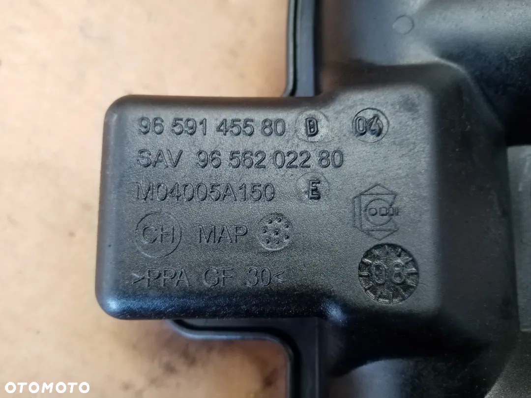Rura dolot przewód powietrza Peugeot 308 T7 1.6 THP 9659145580 - 7
