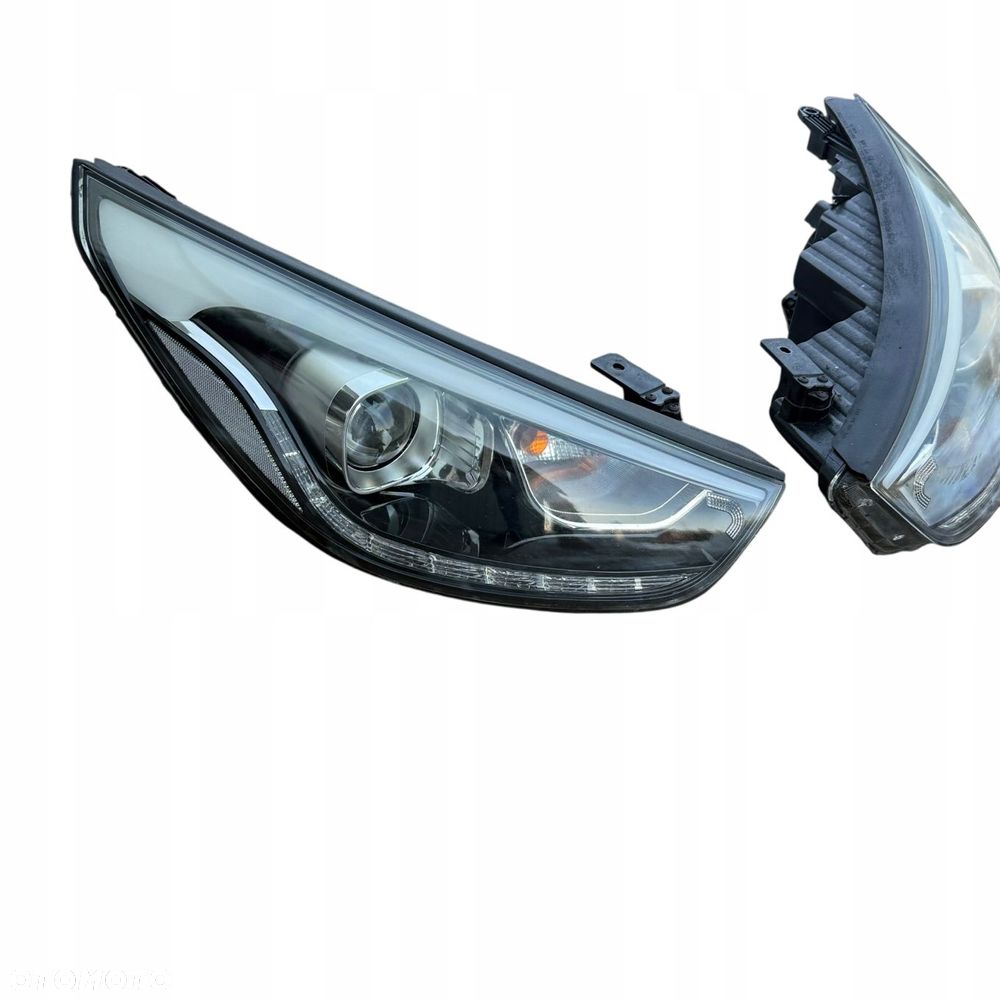 Lampy Przednie Komplet - Reflektory Led Hyundai Ix35 Lift (Wersja Uk) - 3