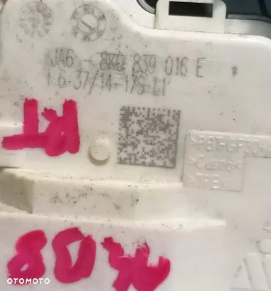 AUDI A4 B8 07-15r - ZAMEK DRZWI PRAWY TYŁ + KLAMKA 8K0839016E - 4