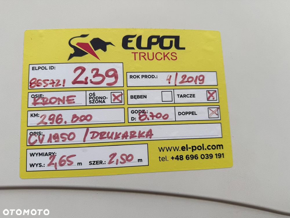 Krone Carrier Vector 1950 , Doppelstock - 25