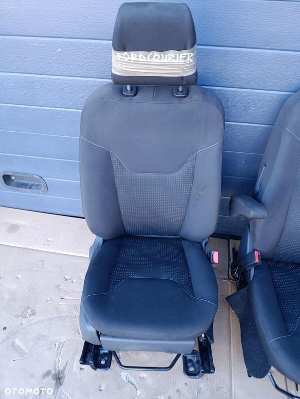 FORD TRANSIT COURIER FOTELE SIEDZENIA FOTEL LEWY PRAWY KOMPLET - 3