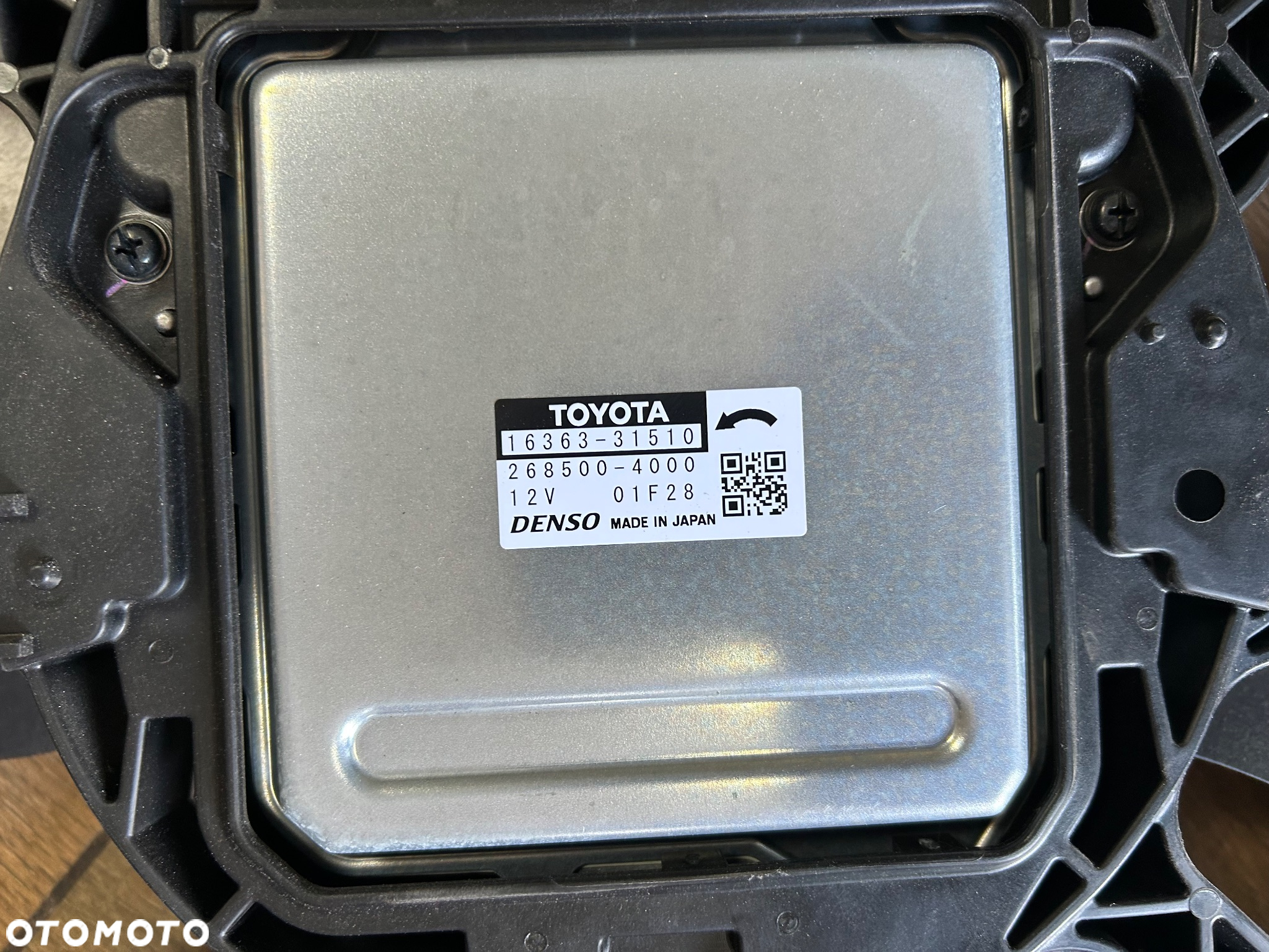 WENTYLATOR CHLODNICY LEXUS NX ES TOYOTA CAMRY RAV-4 HYBRID 16363-31510 NOWY ORG - 2