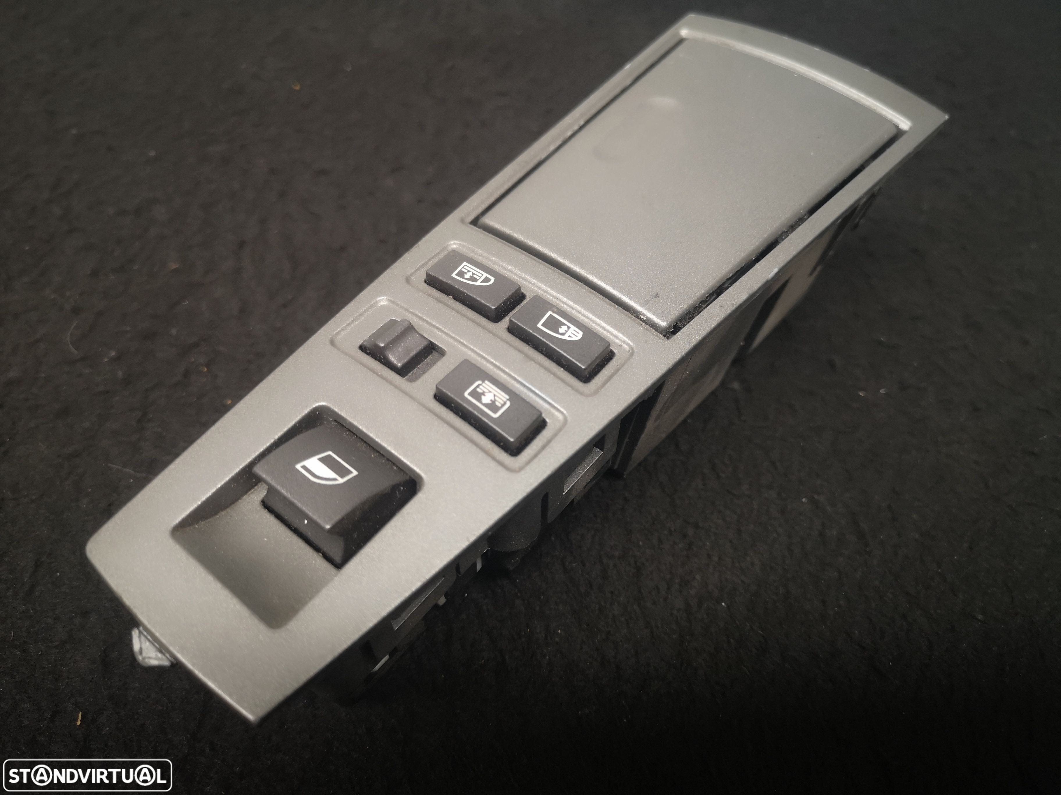 Interruptor comando de vidros Cortina traseira  da porta esquerda ORIGINAIS BMW7 E65 E66 2001-2008 - 1