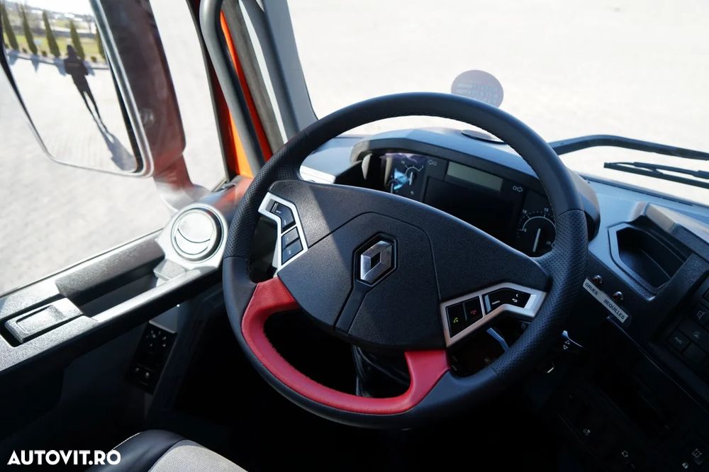 Renault C 430 / 6x4 / LIVRARE 6.7 M + CUPTOR HIAB 166 ES-4 / EXTENSIE 12.5 M / RADIOCOMANDĂ / FURCĂ / ROTATOARE - 29
