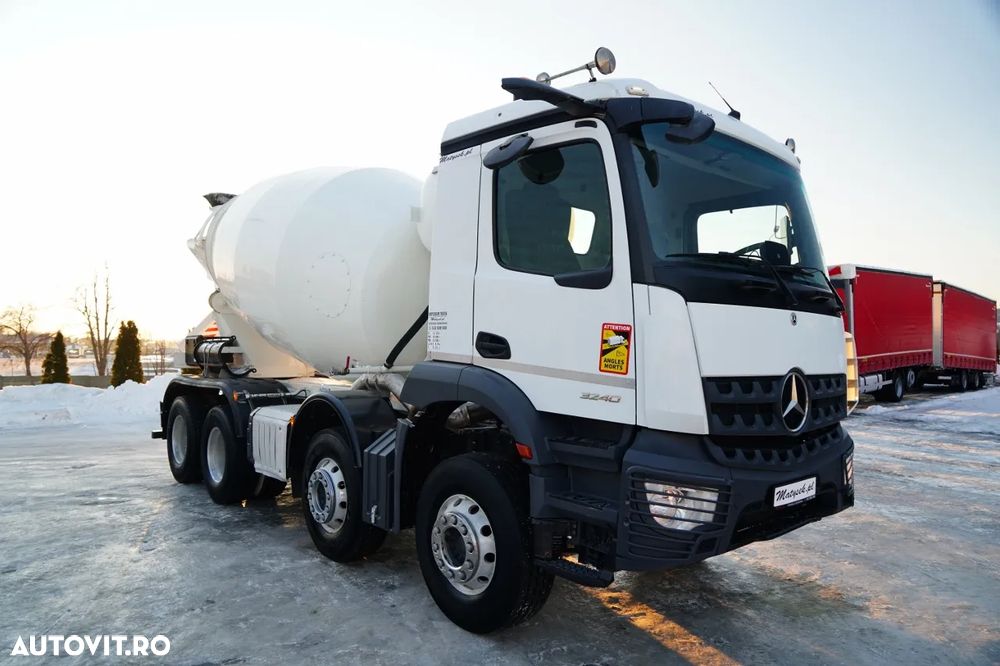 Mercedes-Benz AROCS 3240 / 9M3 BETONIERĂ / 8x4 / BETONIERĂ / AUTOMATĂ / CAMERĂ / JANTE DIN ALIAJ / - 7