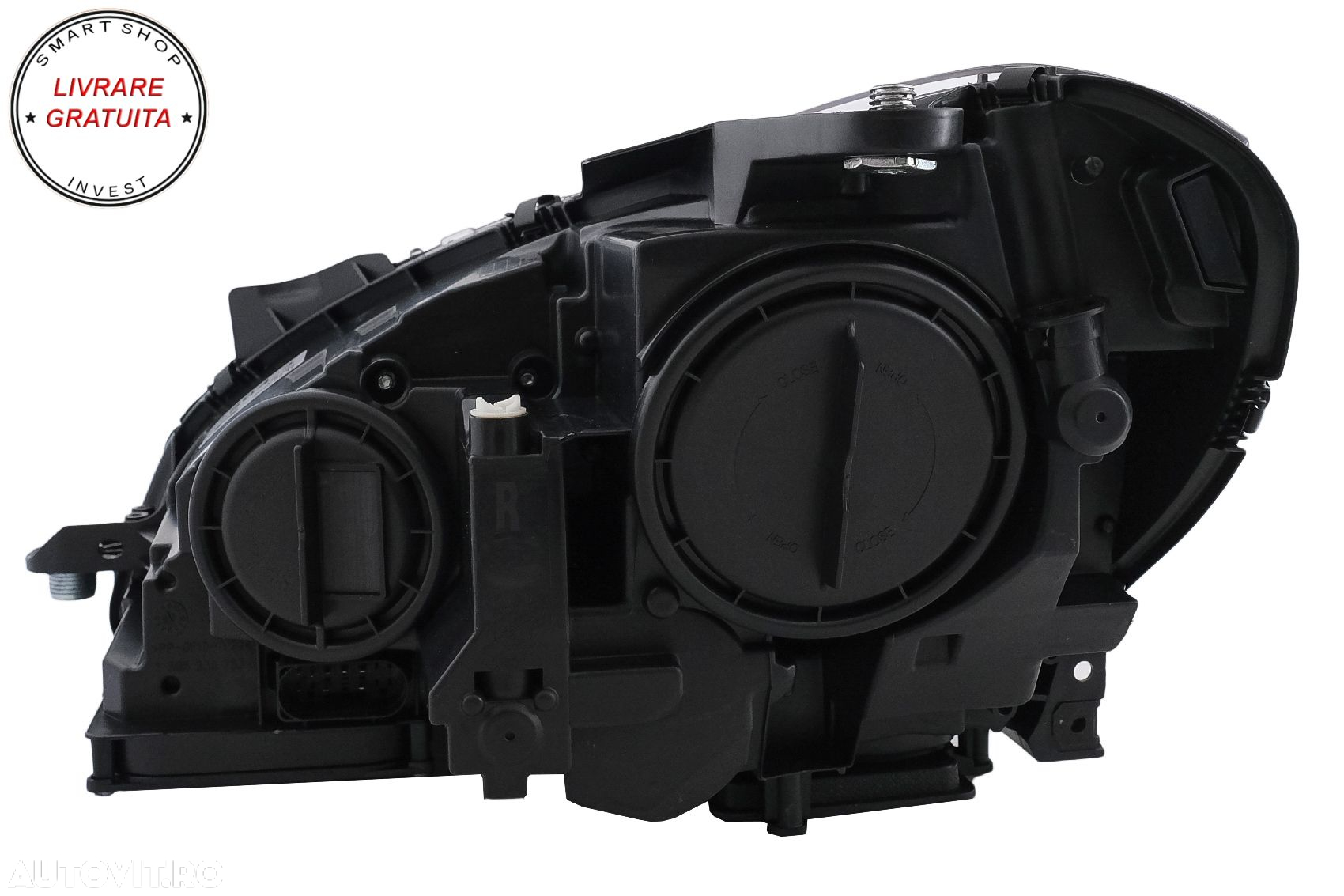 Faruri LED DRL Mercedes C-Class W204 S204 Facelift (2011-2014) Negru Semnal Dinami- livrare gratuita - 23