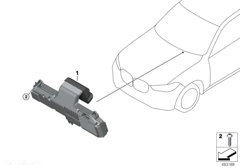 Driver Camera System ( DCS-01) BMW OEM(66529826316) - 1