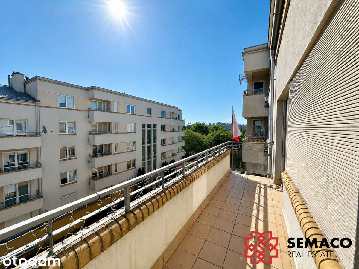 2 osobne pokoje/duży balkon/miejsce postojowe