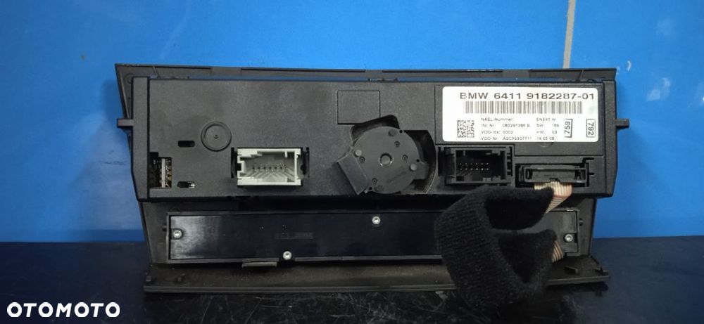 Panel klimatyzacji BWM E90 E91 64119182287 - 2