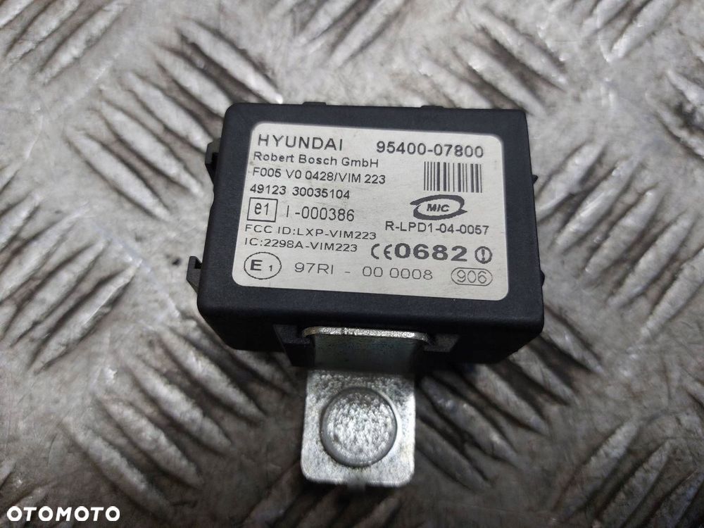ZESTAW STARTOWY KIA PICANTO I 1.1 12V 39110-02055 95400-07800 - 5
