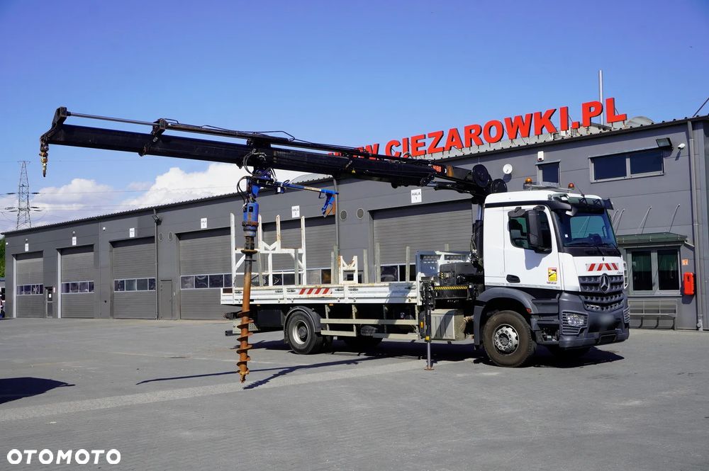 Mercedes-Benz Arocs 1833 4×2 / 50 tys. km! / HDS HIAB X-HIPRO 192 ES-3 / Pilot / Wiertło / 3 szt._260553 - 12