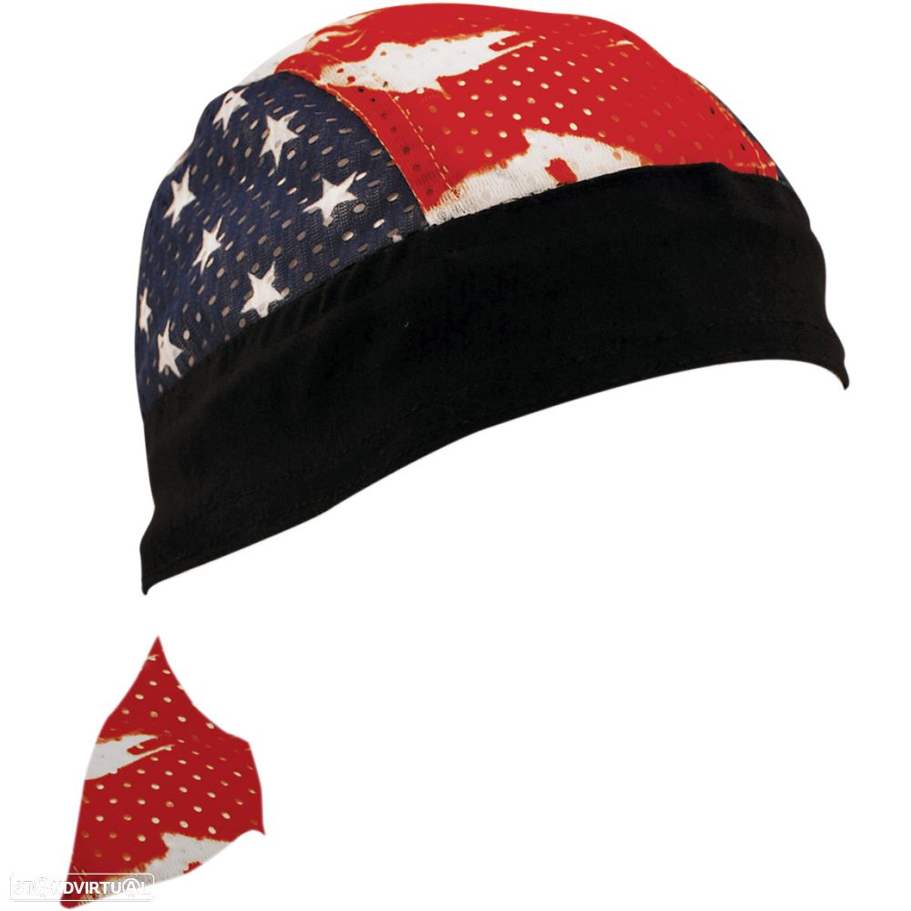 zan headgear headwrap sport flydanna® patriotic vented one size 25040442 - 1