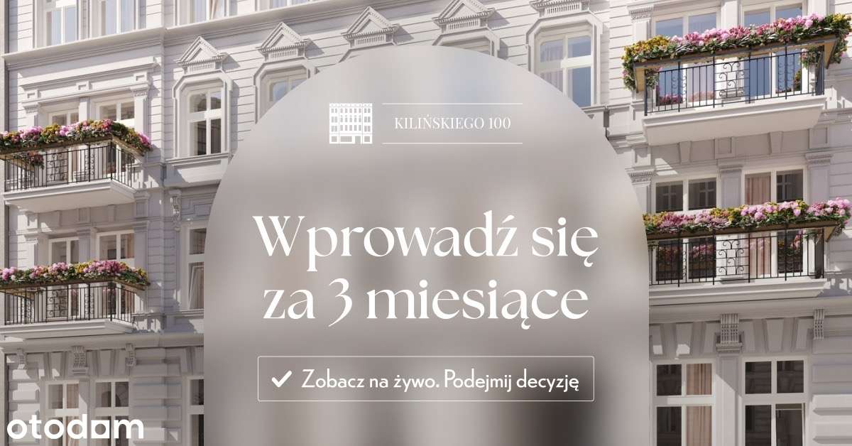Słoneczne mieszkanie przy Łodzi Fabrycznej, kamienica przy parku