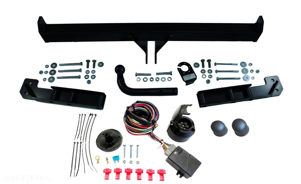 VW VOLKSWAGEN PASSAT B5 3B KOMBI+SEDAN LIMUZYNA 4d 1996-2005 HAK HOLOWNICZY+MODUŁ7PIN - 2