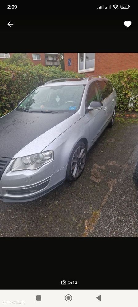 Bară față grilă capotă Volkswagen Passat B6 2005-2010 - 3