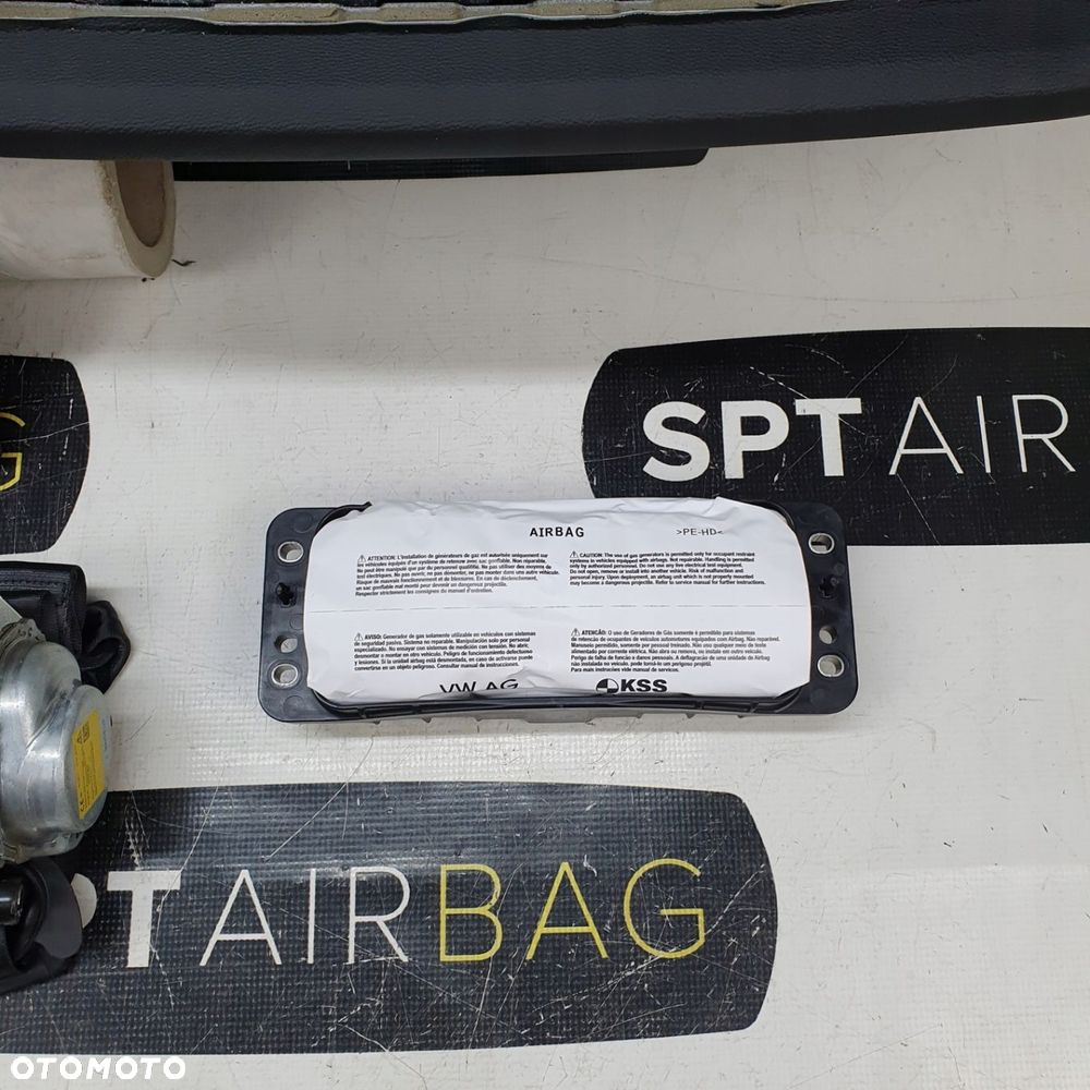 SKODA KODIAQ DESKA ROZDZIELCZA KONSOLA KOKPIT PULPIT PODUSZKI AIRBAG AIR BAG PASY KIT SET - 7