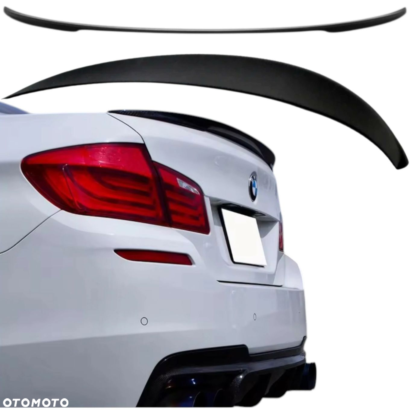 SPOILER BMW 5 F10 LOTKA M Performance TYŁ SPOJLER KLAPY BAGAŻNIKA DOKŁADKA - 3