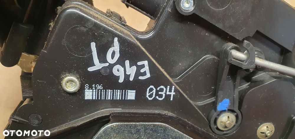 Zamek drzwi prawy tył tylny BMW E46 8196034 - 6